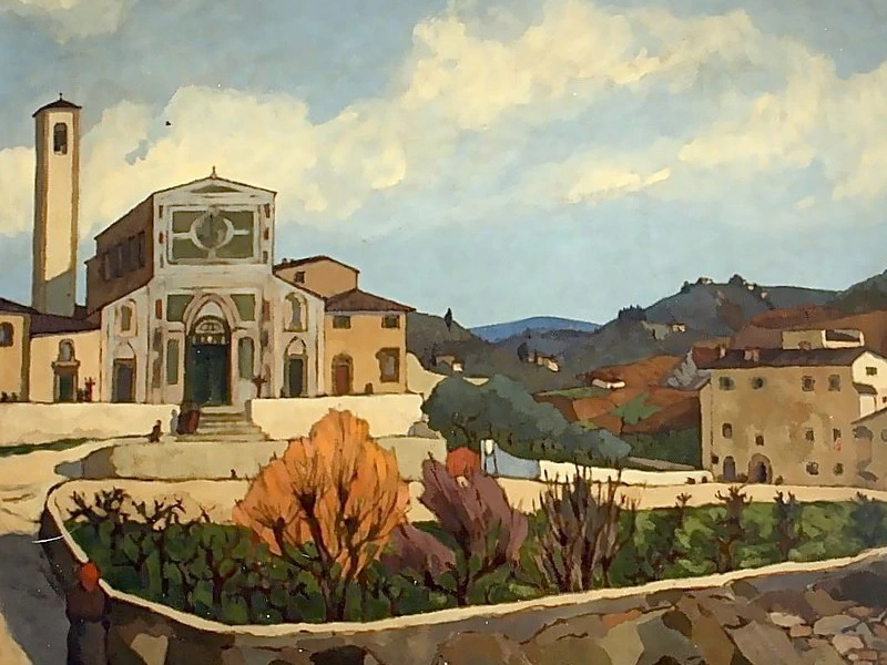 1877-Guido Colucci - Paesaggio corso, 1930